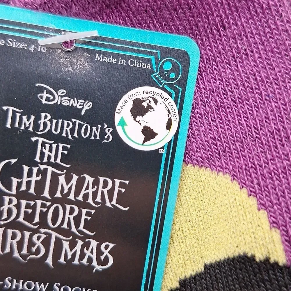 Nightmare Before Christmas Women's No Show Socks 3 pair